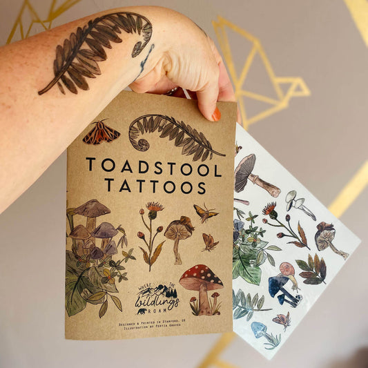 Toadstool Transfer Tattoos